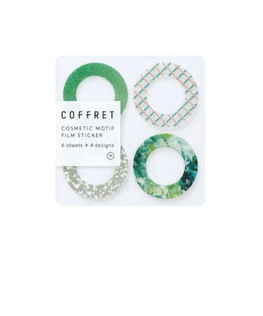 キングジム（KING　JIM）　シール　コフレW　COFW001　ピ－コックグリ－ン