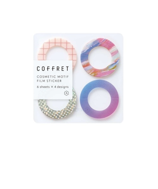 キングジム（KING　JIM）　シール　コフレW　COFW004　ライラックピンク