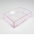 有賀　スタックケース　名刺サイズ　クリアピンク　102×72×27×4mm