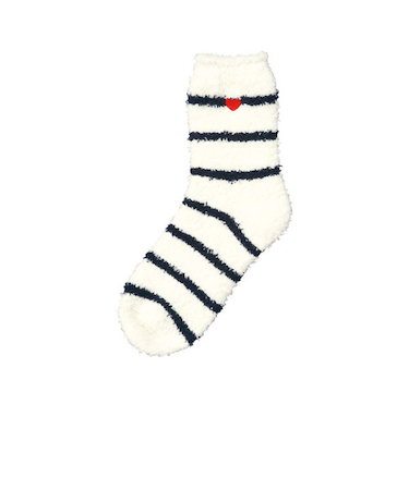 ダブリュピーシー（Wpc.）　ムームールームソックス　ハートボーダーオフ