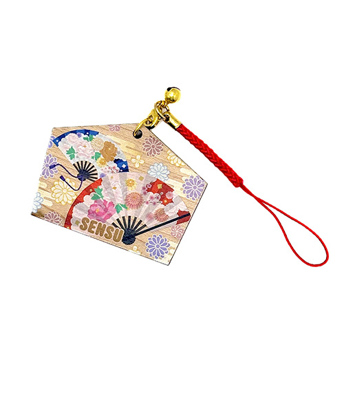 正月用品】OMIYAGE おみくじ付き木製キーホルダ 018 扇子｜ハンズの