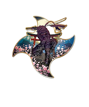 【正月用品】OMIYAGE アルミマグネット 032 忍者