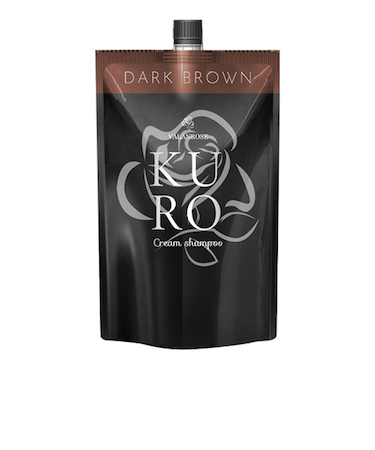バランローズ（VALANROSE）　KURO　クリームシャンプー　ダークブラウン　400g