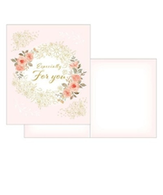 クローズ・ピン　メロディ色紙　SC16466　ローズ