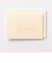 EASE（イーズ）　バースデイミニカード　GB2093　フォントクリーム