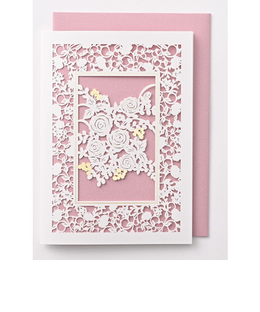 EASE（イーズ）　多目的カード　レーザーカット　GN1920　バラ