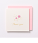 EASE（イーズ）　サンキューミニカード　スクエア　GT1328花ピンク