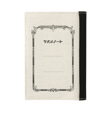 エムプラン（CUBIX）　ブックカバー　ツバメ×CUBIX　レトロデザイン　文庫サイズ　010138－14　グレー