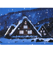 エヌ・ビー・シー　雪と合掌造　日本－019