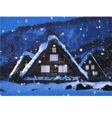 エヌ・ビー・シー　雪と合掌造　日本－019