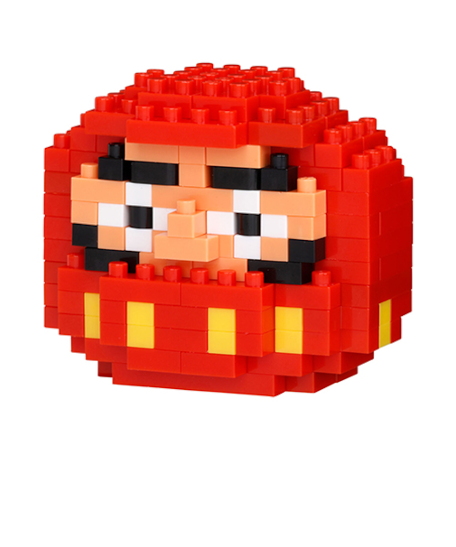 カワダ　ナノブロック　だるま　赤　NBC-208
