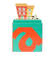 さんけい みにちゅあーとmini MP05-05 小さな港町