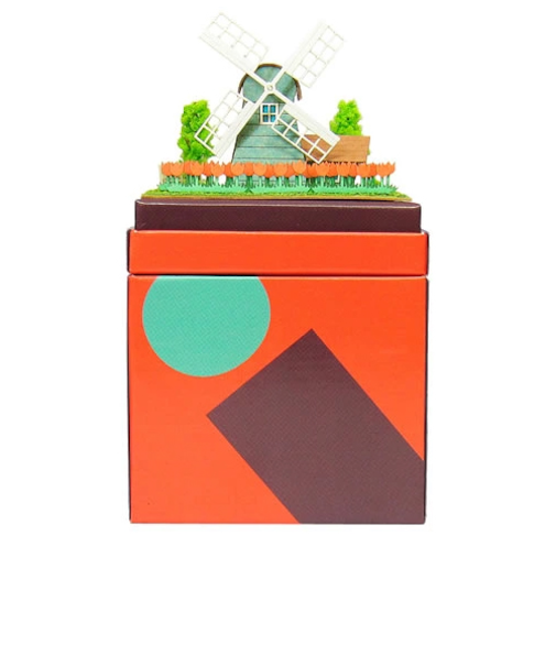 さんけい　みにちゅあーとmini　MP05－02　チューリップと風車