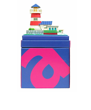 さんけい　みにちゅあーとmini　MP05－08　ライトハウスとカナルボート