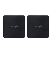 包む　クラスリー（KUrasly）　コースター2枚　TA044　ブラック