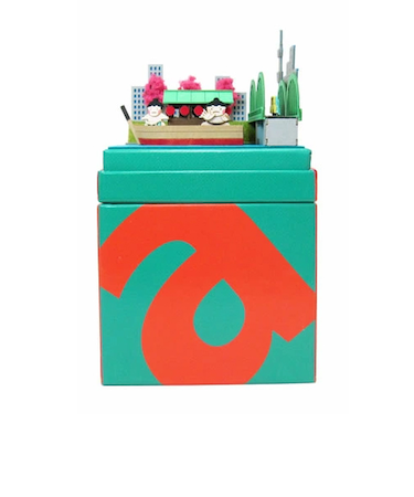 さんけい　みにちゅあーとmini　MP05－20　お相撲さんと屋形船