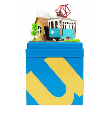 さんけい　みにちゅあーとmini　MP05－14　トラムとのりば