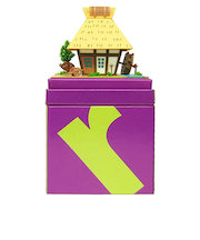 さんけい みにちゅあーとmini MP05-09 農家と水車