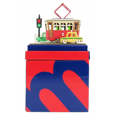 さんけい　みにちゅあーとmini　MP05－15　トラムと自動車