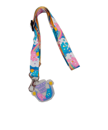 S＆C　ケアベア（Care　Bear）　ネックストラップ　ブルー