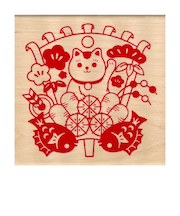 【年賀用品】 こどものかお NYスタンプ 11288-001