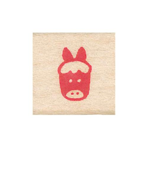 【年賀用品】　こどものかお　ニューミニワンポイントスタンプ　11021－095