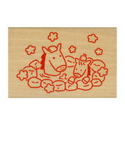 【年賀用品】 こどものかお NYスタンプ 11295-003