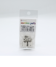 メルヘンアート（MARCHENART）　カン付きコードキャップ　8mm　S1206　シルバー　2個入り