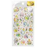 クローズ・ピン　たけいみき　ふち箔クリアシール　US-15807　カラフルバード