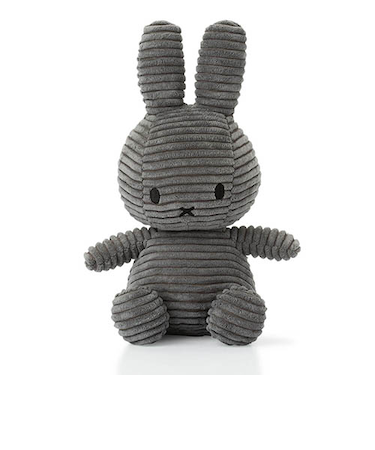 ボントントイズ（BON　TON　TOYS）　ミッフィー　コーデュロイ　23cm　BTT－001DGY　ダークグレー