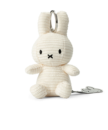 ボントントイズ（BON　TON　TOYS）　コーデュロイ　キーチェーン　10cm　BTT－005WH　ホワイト