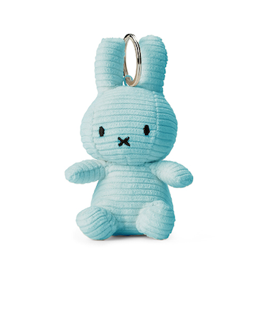 ボントントイズ（BON　TON　TOYS）　コーデュロイ　キーチェーン　10cm　BTT005LBL　ライトブルー