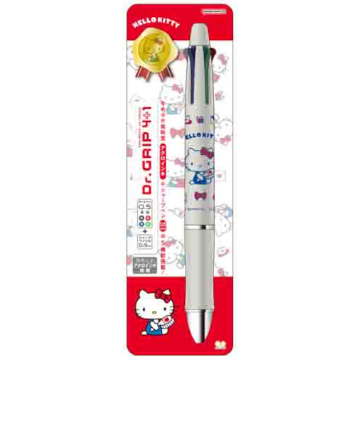 サンスター文具　ドクターグリップ4＋1　0.5mm　ハローキティ