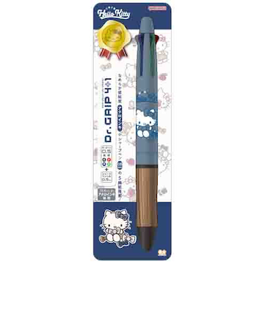 サンスター文具　ドクターグリップ4＋1WOOD　0.5mm　ハローキティ