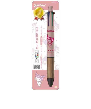 サンスター文具　ドクターグリップ4＋1WOOD　0.5mm　クロミ