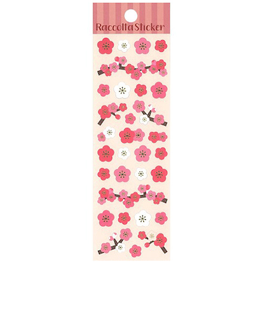 【年賀用品】S＆C　年賀ステッカー　梅　CHW77