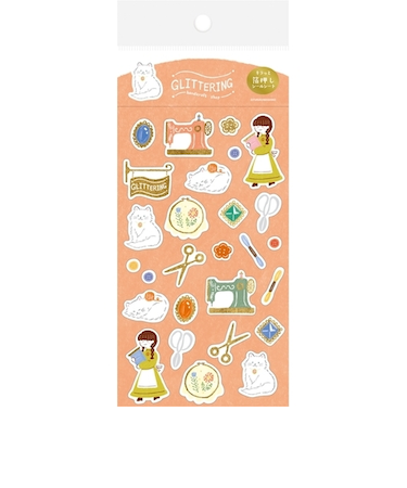 古川紙工　箔押しシールシート　QS228　グリタリング