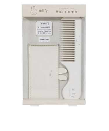 ビーエスエス（BSS）　ミッフィー　ヘアコーム　EB478WH　アイボリー