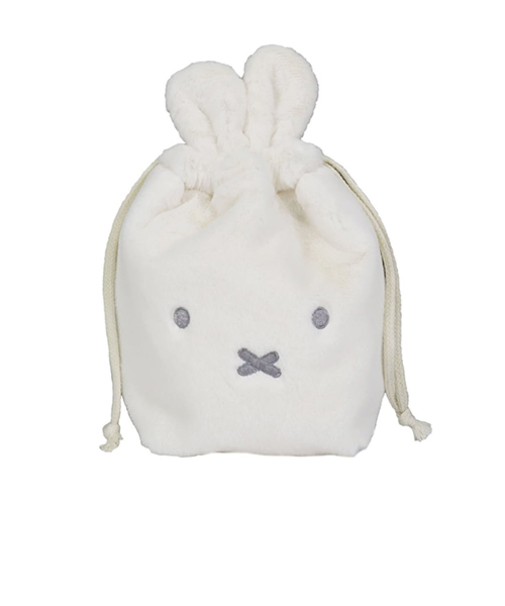 ビーエスエス（BSS）　ミッフィー　巾着袋　EB480WH　アイボリー