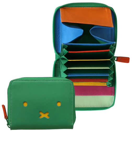 マイウォリット（MYWALIT）×ミッフィー（miffy）　ラウンドジップパース　MY1409185　シシリー