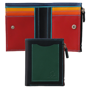 マイウォリット（mywalit）　RFID　2つ折ウォレット　MY14264　ブラックペース