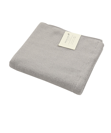 【お買い得】Otona　Cotton　無撚糸カラー　ミニバスタオル　グレー