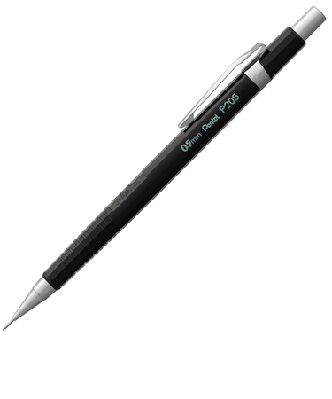 ぺんてる（Pentel）　シャープペンシル　ネオクラシカル　0.5mm　P205　クラシカルブラック　【数量限定】
