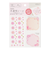 ミドリ（MIDORI）　カラー色紙用シールS　半透明　82722　桜柄