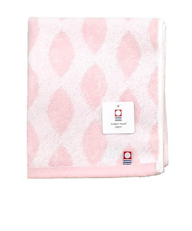 【お買い得】今治タオル　イーズリーフ　フェイスタオル　34×80cm　ピンク