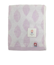 【お買い得】今治タオル　イーズリーフ　フェイスタオル　34×80cm　パープル