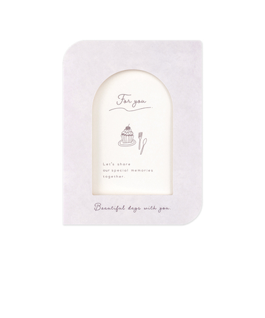 ナカバヤシ　フォトスタンドカード　L判サイズ　PSTC-L-101-4　ケーキ