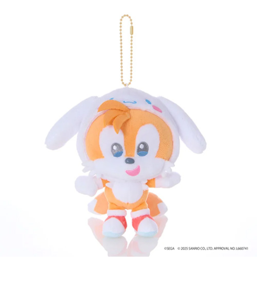 セガフェイブ　ソニック＆フレンズ　サンリオキャラクターズ　マスコット　テイルス×シナモロール