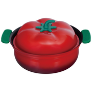 ベジポ　IH対応　ミニ卓上鍋　19cm　RB－3286　トマト