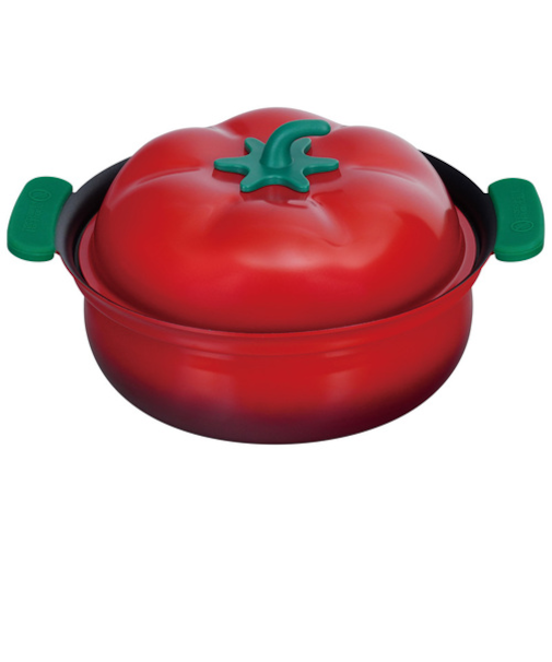 ベジポ　IH対応　ミニ卓上鍋　19cm　RB－3286　トマト